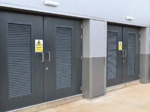Fire Louvered Steel Door