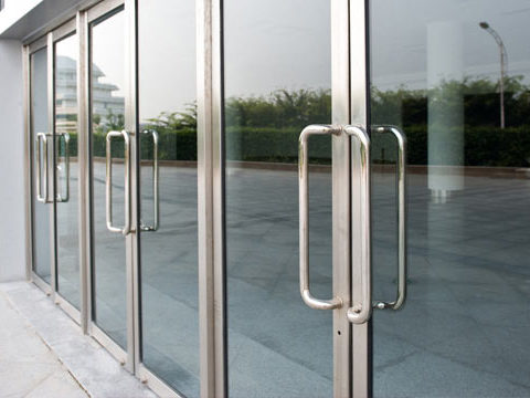 Full Glazed Steel Door